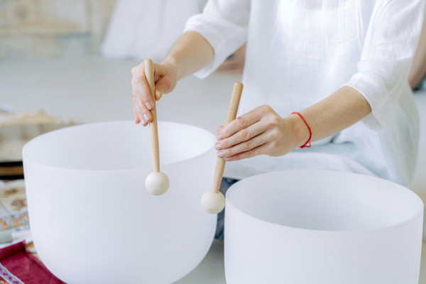 image woman ringing bells